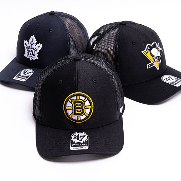 Kšiltovka '47 Brand Boston Bruins ’47 TRUCKER Black