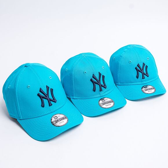 Dětská kšiltovka New Era 9FORTY Kids MLB League Essential New York Yankees Strapback Bright Blue/Nav