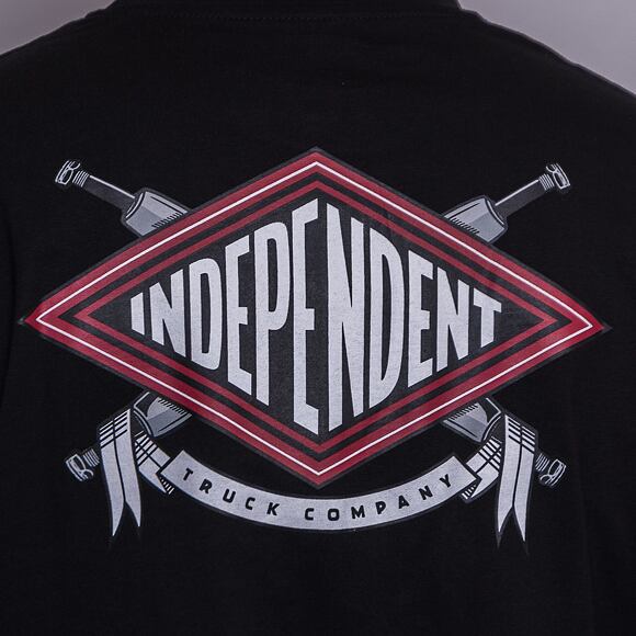 Triko Independent Turn & Burn T-Shirt Black