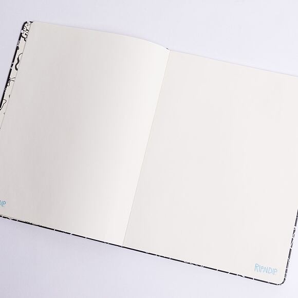 Zápisník RIP N DIP Nerm Doodle Notebook White