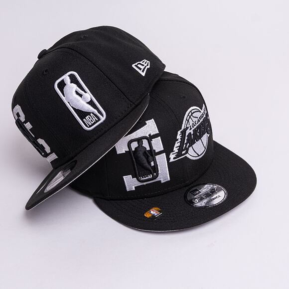 Kšiltovka New Era 9FIFTY NBA22 Draft cw Los Angeles Lakers Black / White