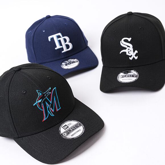 Kšiltovka New Era 9FORTY MLB The League 19 Miami Marlins Strapback Game Logo