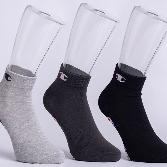 Ponožky Champion 3pk Quarter Socks DAG/OXGM/NBK