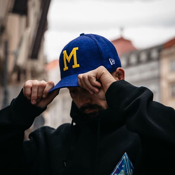 Kšiltovka New Era 59FIFTY MLB Wool Milwaukee Brewers Cooperstown Blue