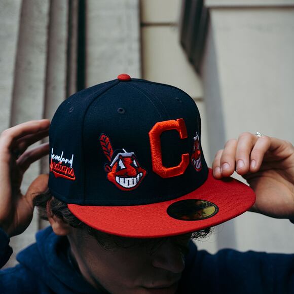 New Era × Adam Wave 59FIFTY MLB “Banned” Cleveland Indians Fitted