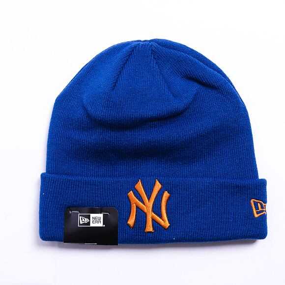 Kulich New Era MLB League Essential Cuff Beanie New York Yankees Royal Blue / Orange