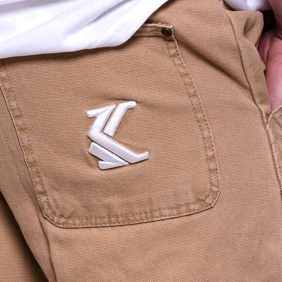Kalhoty Karl Kani OG Washed Cargo Pants sand