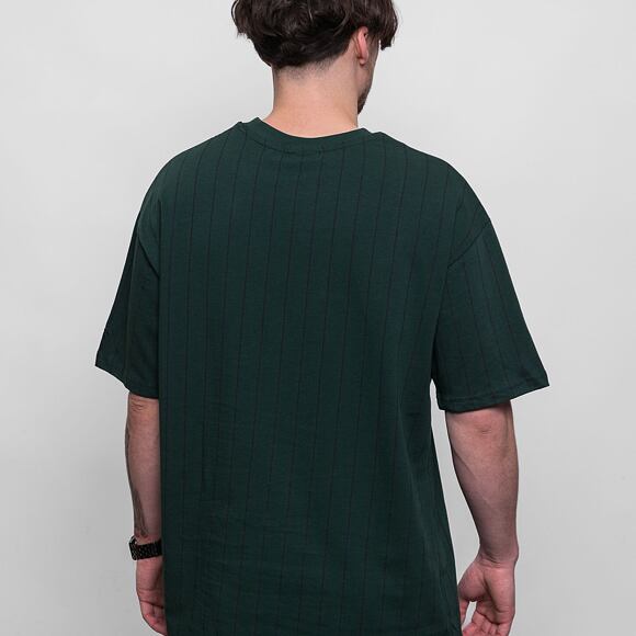 Triko New Era Oversized Pinstripe Tee Green/Navy