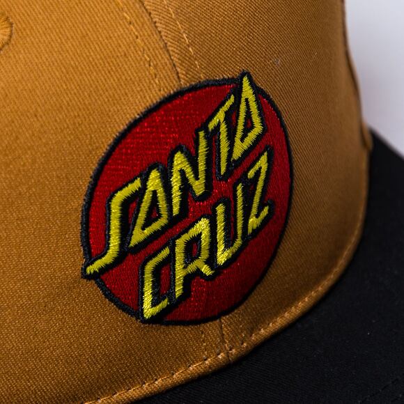 Kšiltovka Santa Cruz Classic Dot Snapback Parchment/Black