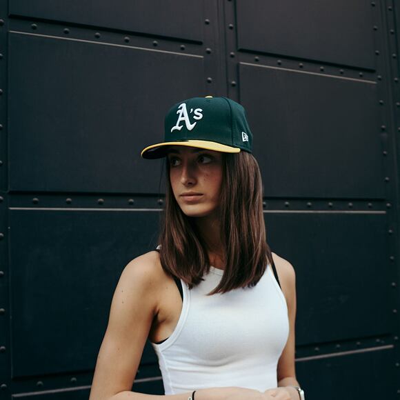 Kšiltovka New Era 59FIFTY MLB Authentic Performance Oakland Athletics Fitted Team Color