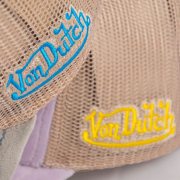 Kšiltovka Von Dutch Trucker Kent Velvet Grey/Sand