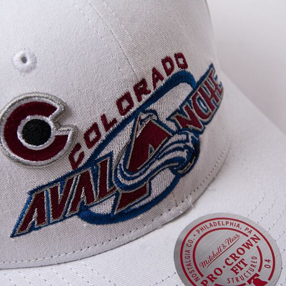 Kšiltovka Mitchell & Ness NHL All In Pro Snapback Avalanche White