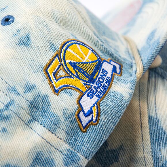 Kšiltovka Mitchell & Ness NBA Acid Wash Snapback HWC Warriors Blue