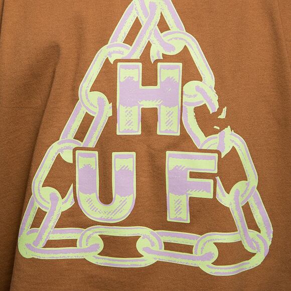 Triko HUF Hard Links T-Shirt ts02013-rubbr