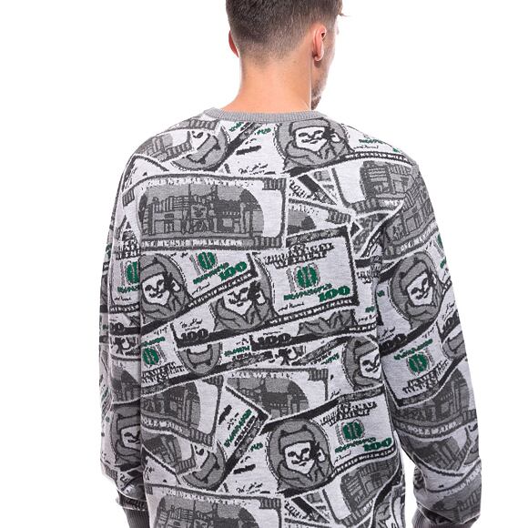 Svetr Rip N Dip MoneyBag Knit Sweater Olive