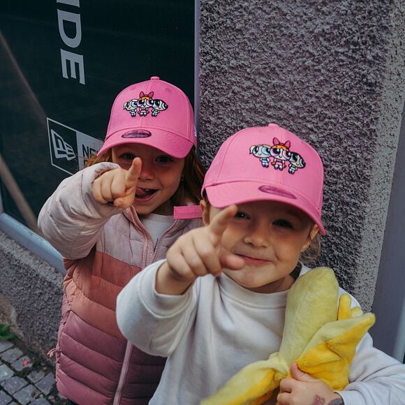 Dětská Kšiltovka New Era 9FORTY Kids Character The Powerpuff Girls Pop Pink