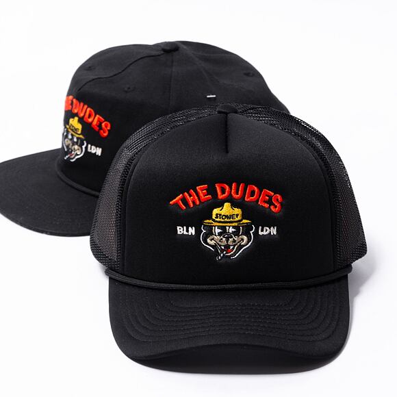 Kšiltovka The Dudes Trucker Cap Black