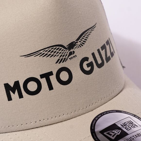 Kšiltovka New Era 9FORTY A-Frame Trucker Seasonal Moto Guzzi Stone