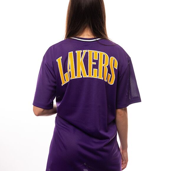 Dámské šaty New Era NBA Mesh Dress Los Angeles Lakers Purple / Gold