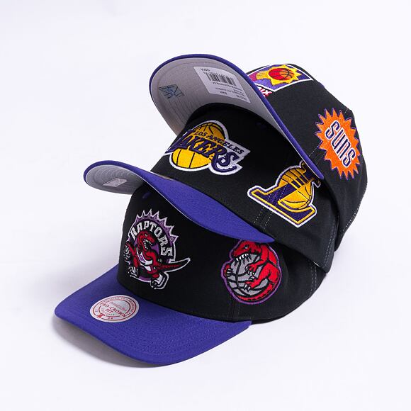 Kšiltovka Mitchell & Ness Overbite Pro Snapback Los Angeles Lakers Black