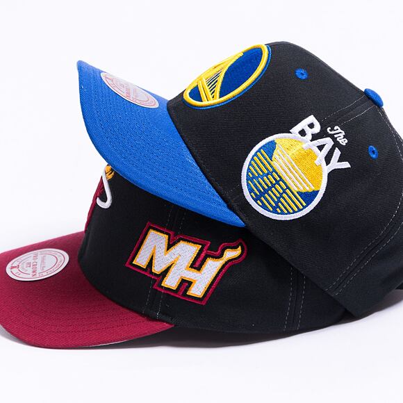 Kšiltovka Mitchell & Ness Overbite Pro Snapback Miami Heat Black