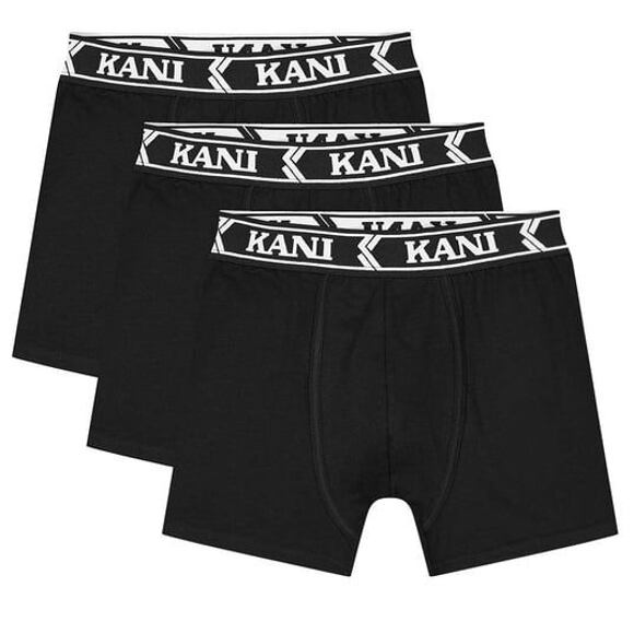 Pánské trenýrky Karl Kani KK Retro Tape 3-Pack Boxer Briefs black