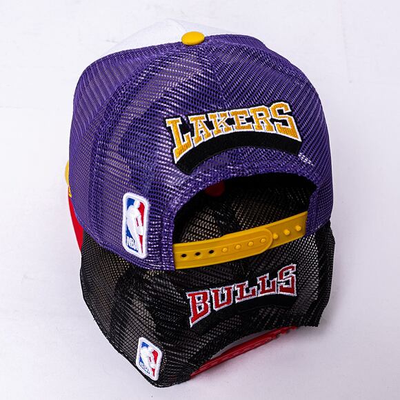 Kšiltovka New Era 9FORTY A-Frame Trucker NBA Los Angeles Lakers - Yellow / Purple