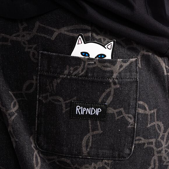 Kraťasy Rip N Dip Wired Denim Shorts (Black)