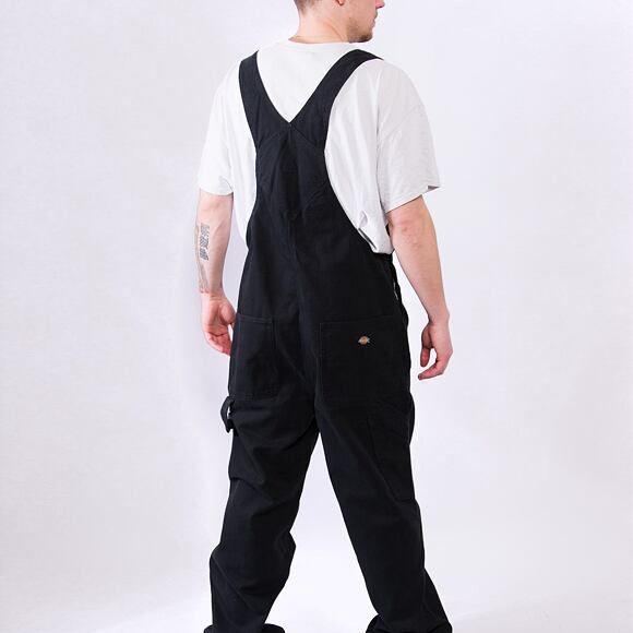 Lacláče Dickies - Duck Canvas Classic Bib - Black