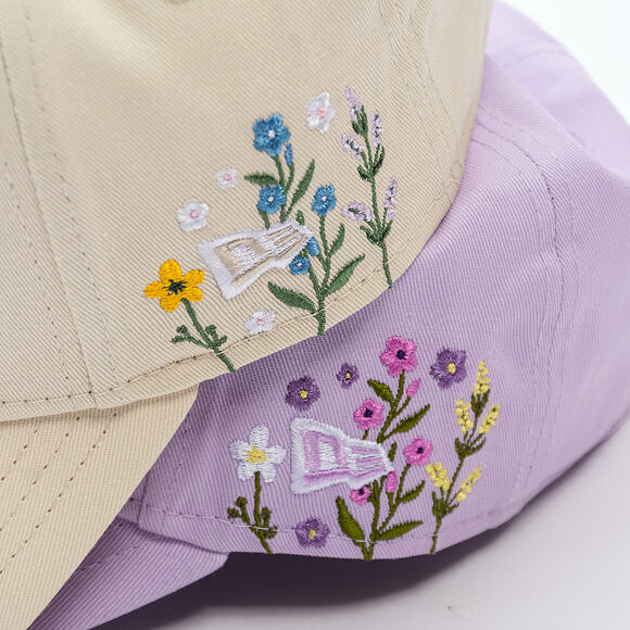 Dámská Kšiltovka New Era - MLB Floral Icon 9FORTY - NY Yankees - Lila