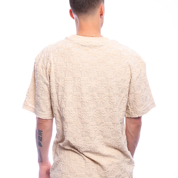Triko - Og Aop Terry Cloth T-Shirt - Beige