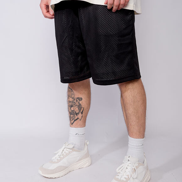 Kraťasy New Era - Branded Mesh Shorts - Black / Grey