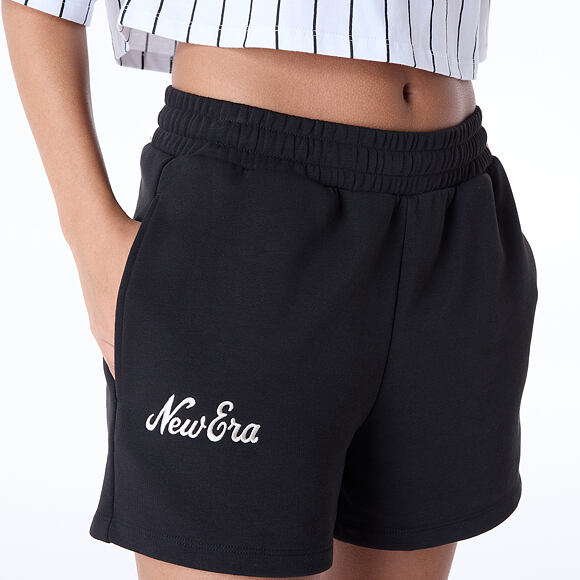 Dámské Kraťasy New Era - Script Shorts - Black