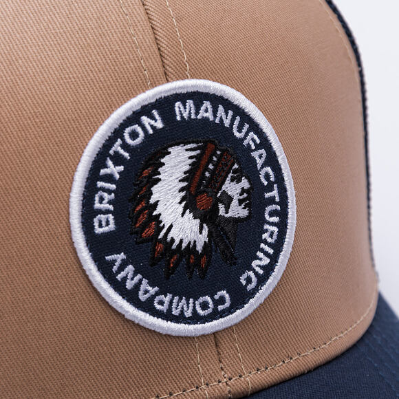 Kšiltovka Brixton - Rival Stamp X Mp Mesh Cap - Washed Navy/Washed Navy