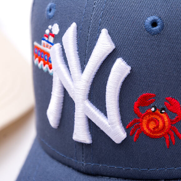 Dětská Kšiltovka New Era - MLB Nautical Icons 9FORTY - NY Yankees - Muted Indigo