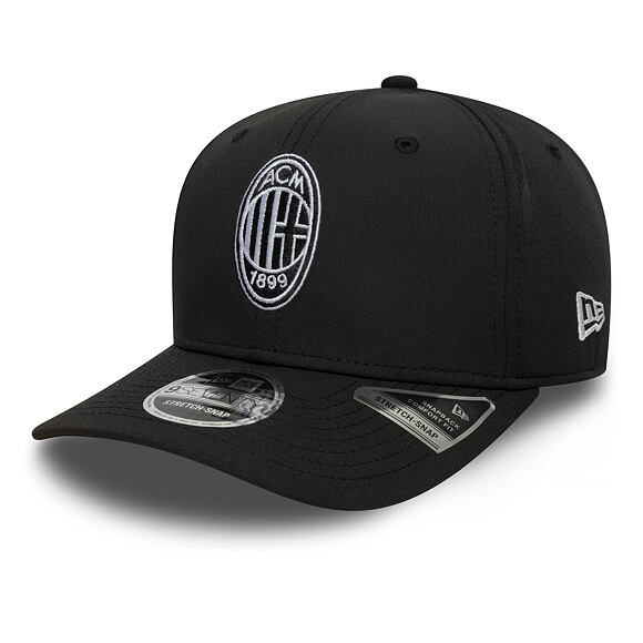 Kšiltovka New Era - Recycled 9SEVENTY Stretch-Snap - AC Milan - Black