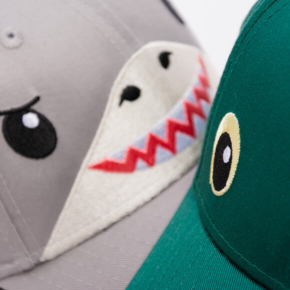 Dětská Kšiltovka New Era - Monster Face 9FORTY - Emerald Green