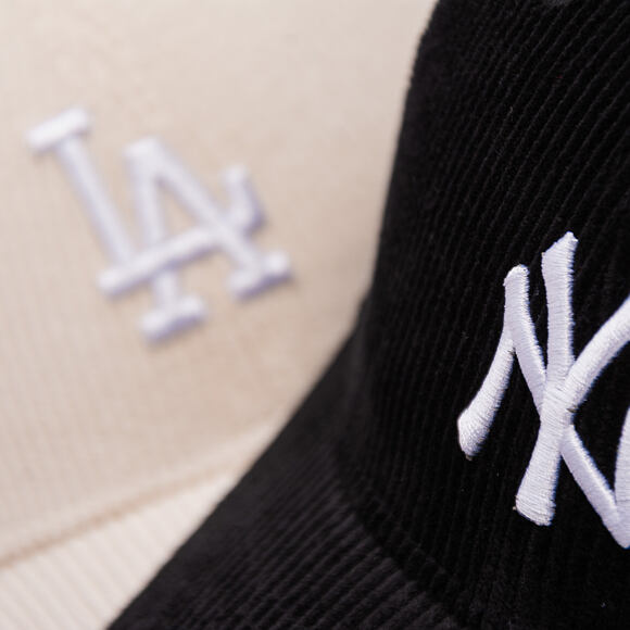 Kšiltovka New Era - MLB Cord 9FORTY M-CROWN - NY Yankees - Black