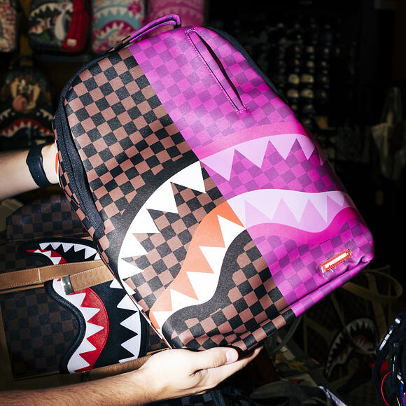 Batoh Sprayground - Split Sip Pink Check Dlxsv Backpack