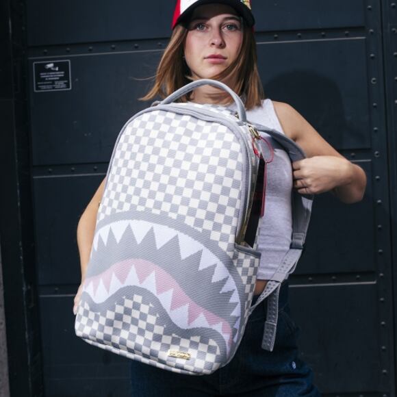 Batoh Sprayground - Knit Sharks In Paris In Cream Dlx Backpack