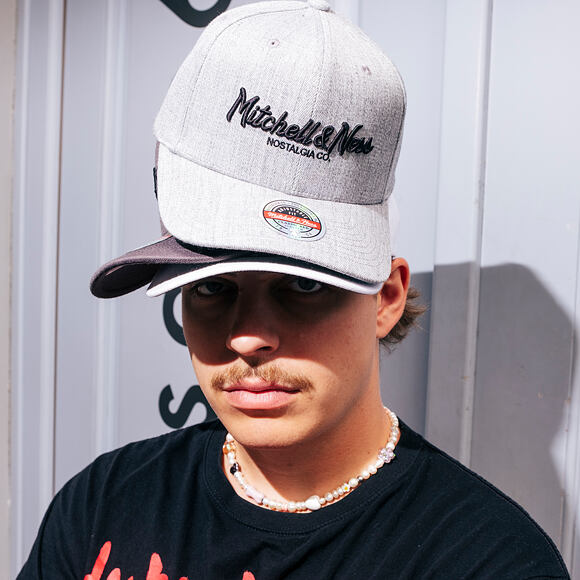 Kšiltovka Mitchell & Ness - Pinscript Classic Red - Own Brand - Grey/Black