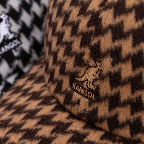 Kšiltovka Kangol - Block Zig Baseball - Brown