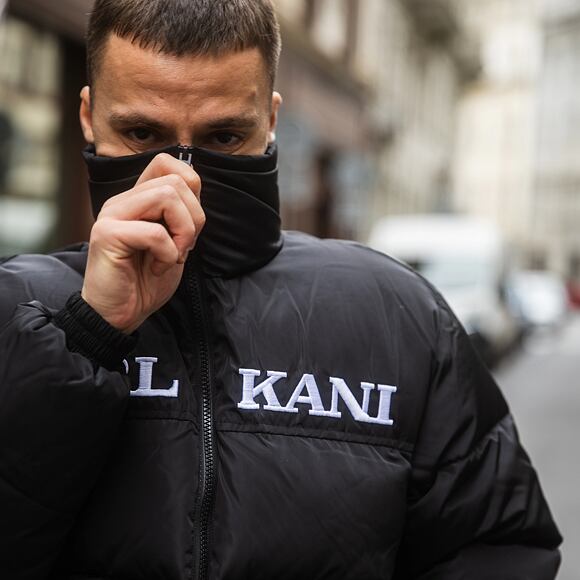Péřová Bunda Karl Kani Retro Essential Puffer Jacket black