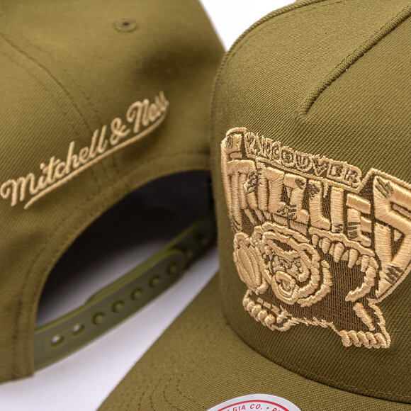 Kšiltovka Mitchell & Ness - NBA Fashion Basic Pro HWC - Vancouver Grizzlies - Olive