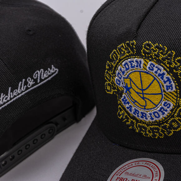 Kšiltovka Mitchell & Ness - NBA Tilted Pro Snapback Hwc - Golden State Warriors - Black