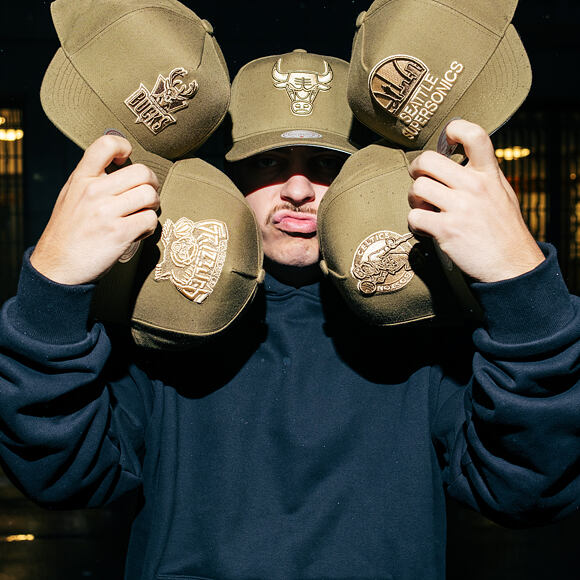 Kšiltovka Mitchell & Ness - NBA Fashion Basic Pro HWC - Milwaukee Bucks - Olive