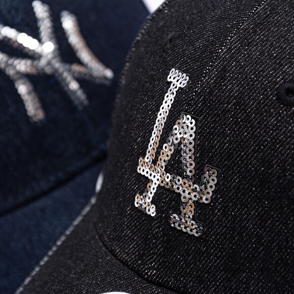 Dámská Kšiltovka New Era - MLB Sequin 9FORTY - LA Dodgers - Black