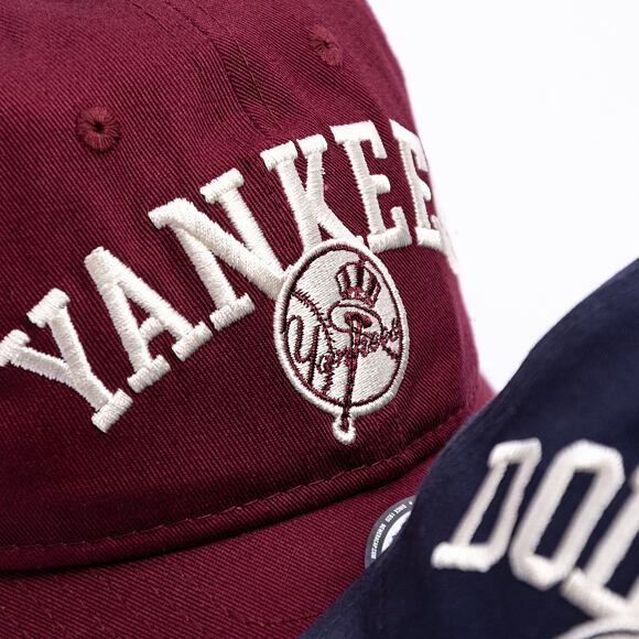 Dětská Kšiltovka New Era - MLB College 9TWENTY - NY Yankees - Burgundy
