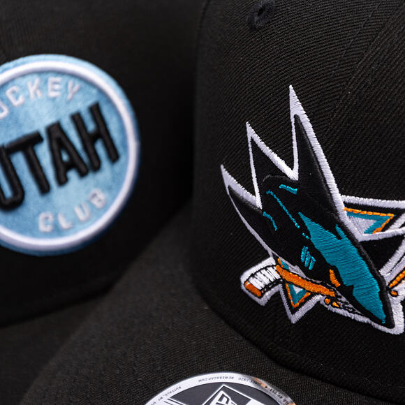 Kšiltovka New Era - NHL 9SEVENTY Stretch-Snap - San Jose Sharks - Team Color