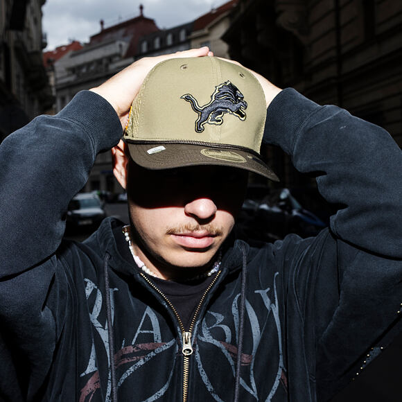 Kšiltovka New Era - NFL25 "Salute to Service" - 9SEVENTY Stretch-Snap - Detroit Lions